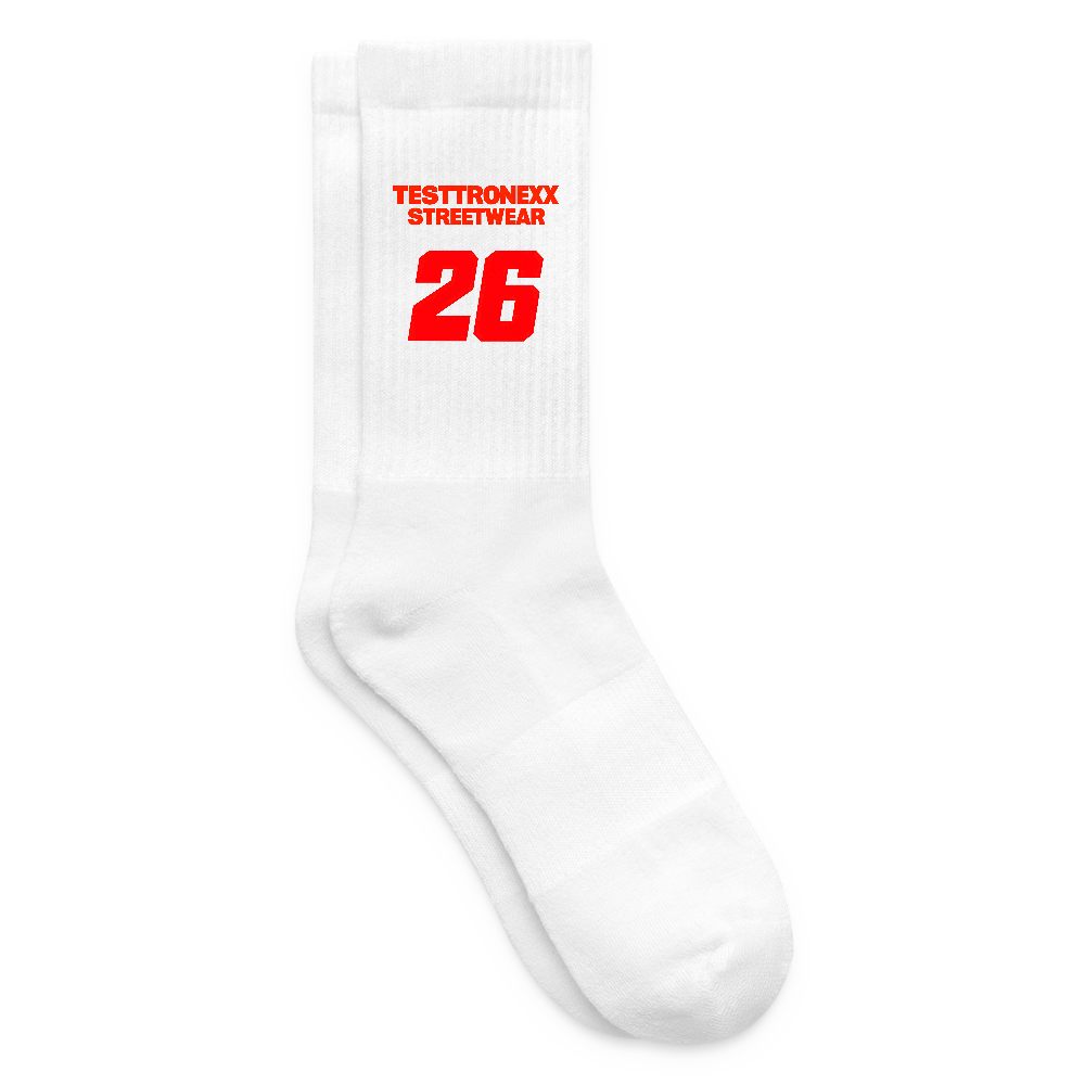 TestTronexX Streetwear Tennissocken - Weiß