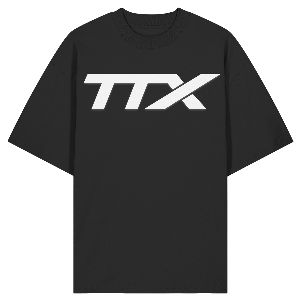 TTX Oversized Tee – Black / White