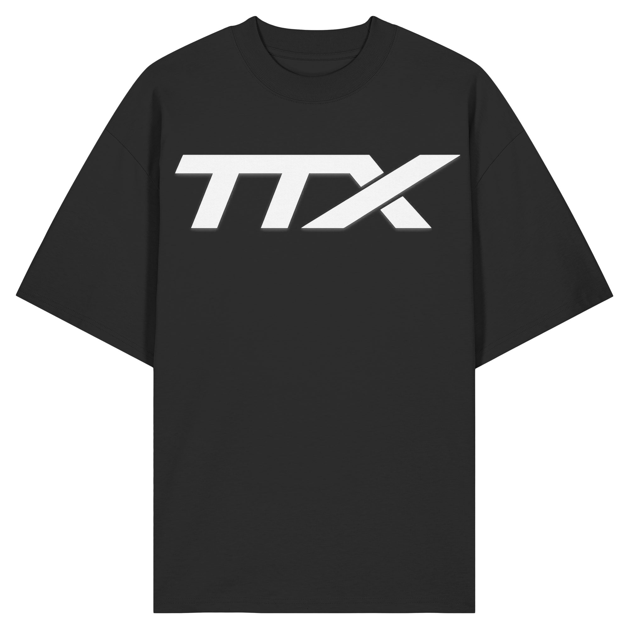 TTX Oversized Tee – Black / White