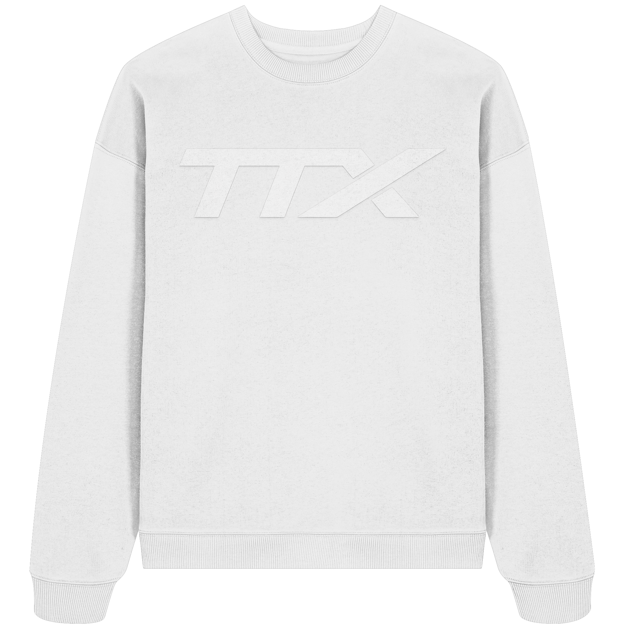TestTronexx Hoodie – Future Streetwear Black / White - Organic Oversize Sweatshirt